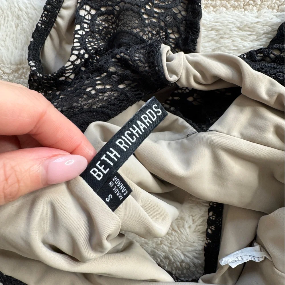 2/$25 Beth Richards Lace Twist Front Swimsuit - Picture 3 of 6